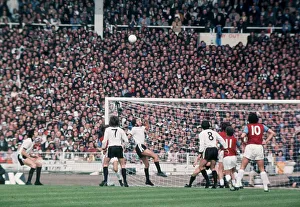 1975 FA Cup Final at Wembley May 1975 West Ham United 2 v Fulham 0 Action in