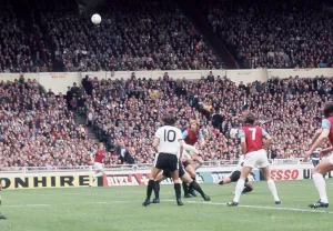 1975 FA Cup Final at Wembley May 1975 West Ham United 2 v Fulham 0 Action