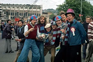 1975 FA Cup Final at Wembley Stadium West Ham United 2 v Fulham 0 West Ham
