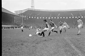 00400 Prints: The 1975 Glasgow Cup Final contested between Rangers and Celtic at Hampden Park