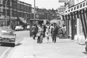 Riot Prints: 1976. Peace Returns to Southall. All was peaceful in Southall, Middlesex