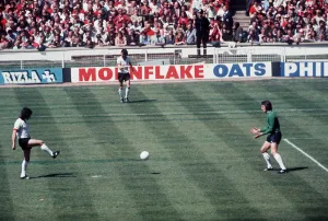 1977 FA Cup Final at Wembley May 1977 Manchester United 2 v Liverpool 1