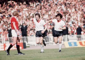 1977 FA Cup Final at Wembley Stadium May 1977 Manchester United 2 v Liverpool 1