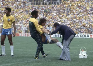 1982 World Cup Second Round Group C match in Barcelona, Spain
