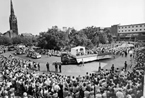 00447 Prints: The 1984 Coventry Carnival procession seen here passing through Broadgate 9th June 1984