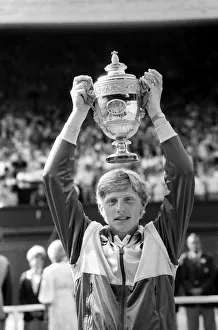 00831 Prints: 1985 Mens Singles Final at Wimbledon Tennis Championships