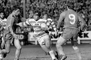 1986 Rugby League Challenge Cup Second Round match. at Central Park, Manchester