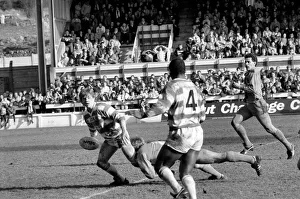 1986 Rugby League Challenge Cup Second Round match. at Central Park, Manchester