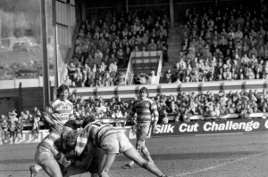 1986 Rugby League Challenge Cup Second Round match. at Central Park, Manchester