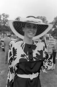 00196 Prints: 1987 Clothing Ascot Racing Fashion Ascot Fashions 1980