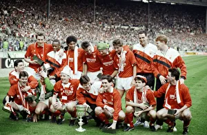 00466 Prints: 1989 Littlewoods Cup Final at Wembley Stadium. Nottingham Forest 3 v Luton Town 1
