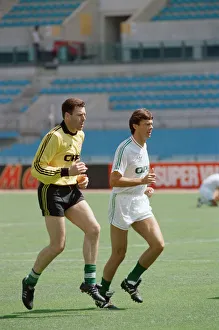 1990 World Cup Finals in Italy. Republic of Ireland goalkeeper Pat Bonner with