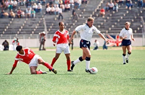 00302 Collection: 1990 World Cup Warm Up match at the Stade Olympique El Menzah, Tunis