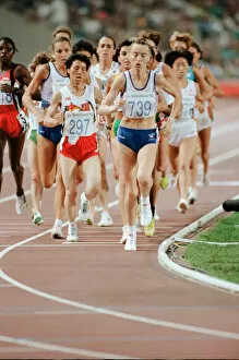 Images Dated 7th August 1992: 1992 Olympic Games in Barcelona, Spain. Athletics- Womens 10000 Metres final
