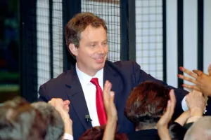 1997 General Election Labour Victory party at the Royal Festival Hall