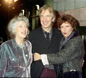 1998 FILE PHOTO ALAN RICKMAN Glasgow Scotland Phyllida Law Alan Rickman