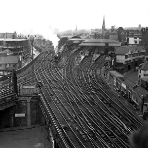 00347 Prints: One the 1st May 1968 the Flying Scotsman thundered into the Central Station