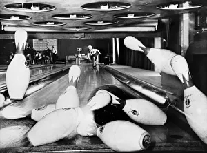 20 year old dancer and singer Vicki Lane finds that Ten Pin Bowling is the ideal way to