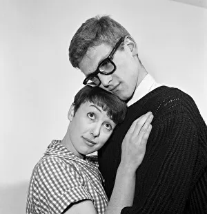 01160 Prints: 20 year old dancer, Una Stubbs, and actor Peter Gilmore are getting married on 29th March