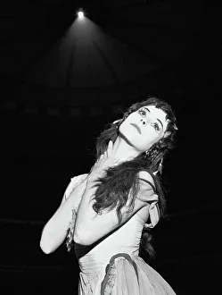 Dance Prints: 21 year old ballet dancer Georgina Parkinson on stage at the Royal Opera House in Covent
