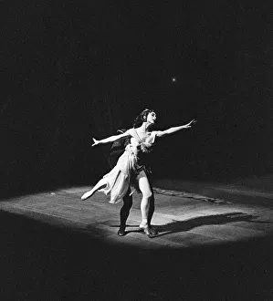21 year old ballet dancer Georgina Parkinson on stage at the Royal Opera House in Covent
