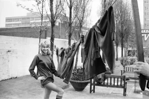 22-year-old Karen Adamson, the new mascot for Leigh Borough Football Club