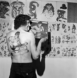 Tattoo Prints: 23-year-old David New, an ardent Don McLean fan has had the latest Don McLean record