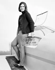 23 year old nurse, June Sage, the first nurse to fly solo
