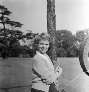 24 year old actress Jill Bennett. 12th August 1955