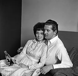 26-year-old Jerry Lee Lewis with his third wife, 17-year-old Myra