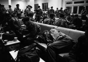Regiment Prints: 2nd Battalion Paratroop regiment January 1965 before leaving R. A. F
