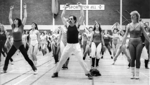 Core30 Prints: About 300 keep-fit addicts go through their paces in this gruelling aerobics session
