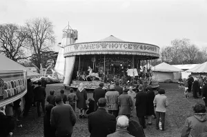 The 300-year-old custom of holding a fairground service on Good Friday was revived in