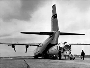 This 55-ton Thor H-Bomb rocket was flown back to the United States from the Bomber
