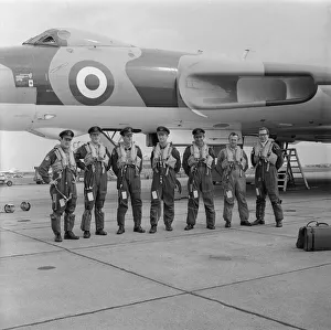 Crew Prints: 617 Squadron at RAF Scampton as they prepare to leave for Goose Bay in Canada