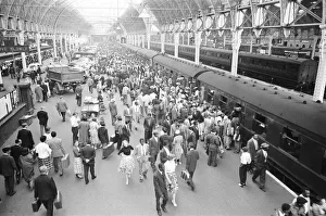 00420 Prints: 700 West Indian immigrants arrive at Paddington Station, London