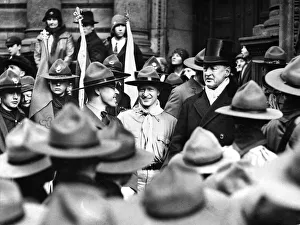 Youth Movement Prints: The 9th Duke of Marlborough attends the Catholic Scout Guild at Westminster Cathedral