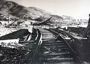 00880 Prints: A-Bomb special feature by Tom Parry Nagasaki site of second Atomic bomb this time a