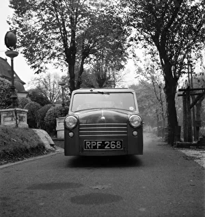 A. C. Petite'- 3 Wheeled Car. In 1952 AC introduced the Petite coupe which