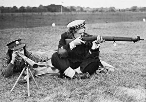 01481 Prints: A. T. S. members taking part in the fortnight shoot for the first time