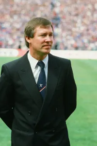 Finals Prints: Aberdeen F. C. Manager Alex Ferguson at the Scottish Cup Final, Aberdeen v Rangers