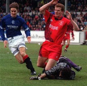 00270 Prints: Aberdeen v Rangers Scottish Premier match at Pittodrie Stadium 12th February 1995