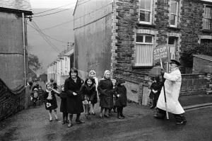 Abertillery, the largest town of the Ebbw Fach valley in what was the historic county of