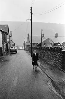 01022 Prints: Abertillery, the largest town of the Ebbw Fach valley in what was the historic county of