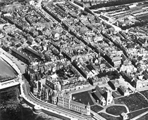 1927 Prints: Aberystwyth holiday resort on the west coast of Wales July 1927