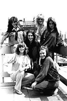 Abi, Trisha, Helen, Pauline, Sarah and Frankie members of the new Pans People
