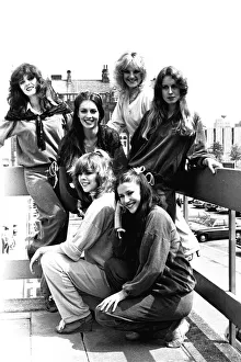 Abi, Trisha, Helen, Pauline, Sarah and Frankie members of the new Pans People