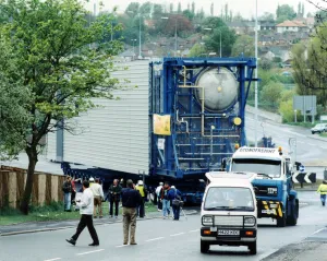 Company Prints: Abnormal load being transported from Redpath Engineering Services Ltd, Portrack