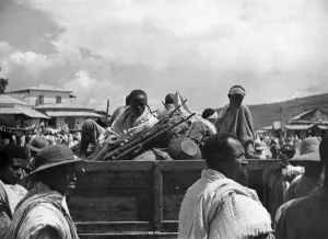 Abyssinia Prints: Abyssinian War September 1935 The Ethiopian Peasant army