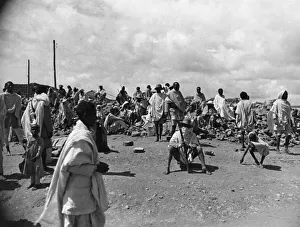 01023 Prints: Abyssinian War September 1935 The Ethiopian Peasant army